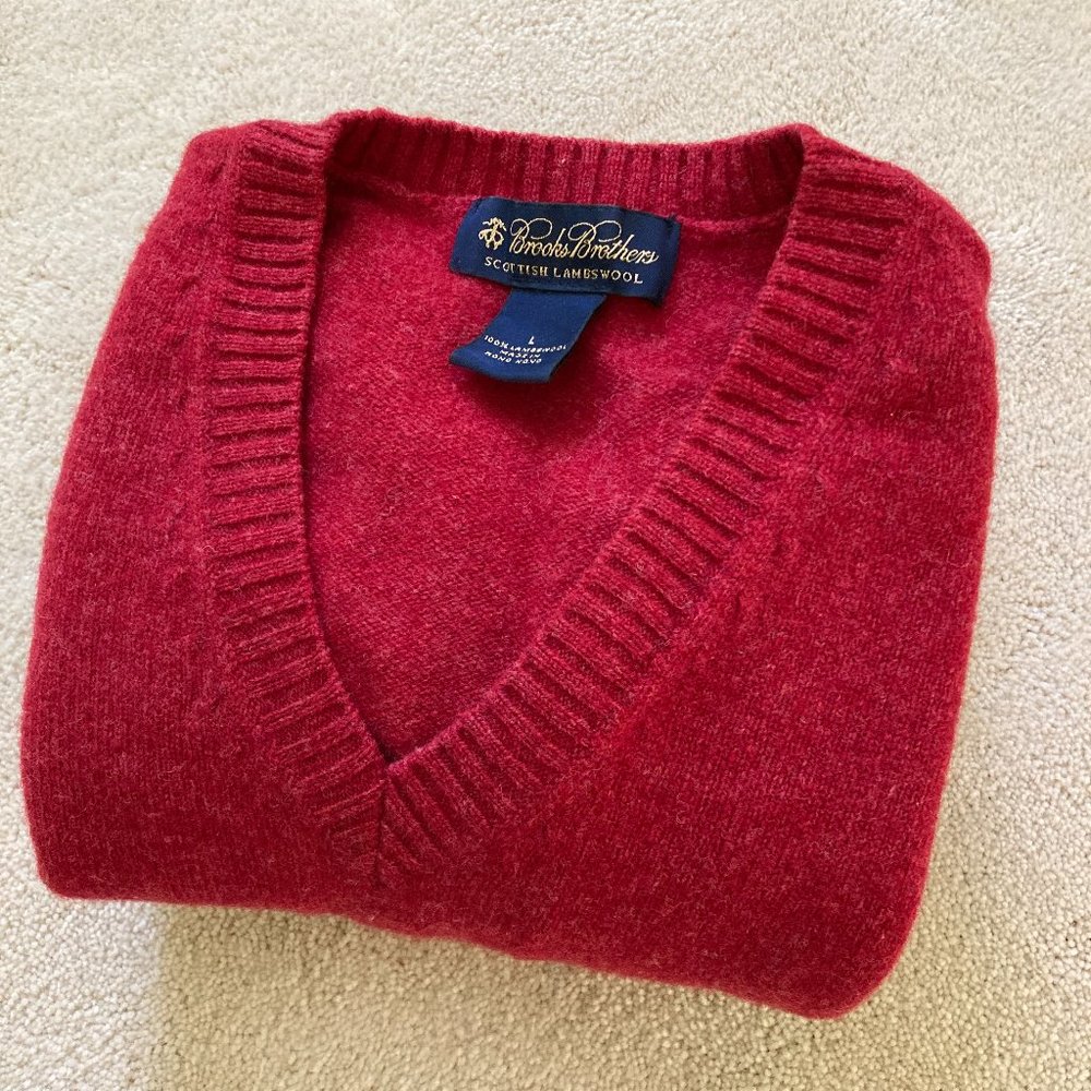 Brooks Brothers 100% Lambswool Sweater